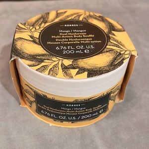 NWT Korres Dual Hyaluronic Body Soufflé Mango